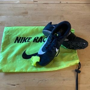 Nike Racing Track Shoes with spike wrench and bag size 8